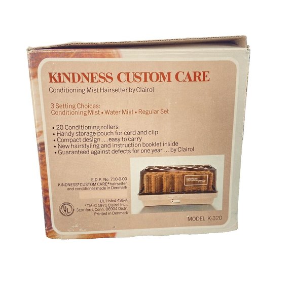 Clairol Kindness Custom Care Deluxe Wax Core Hot Rollers Curlers Denmark K320 - Picture 8 of 11